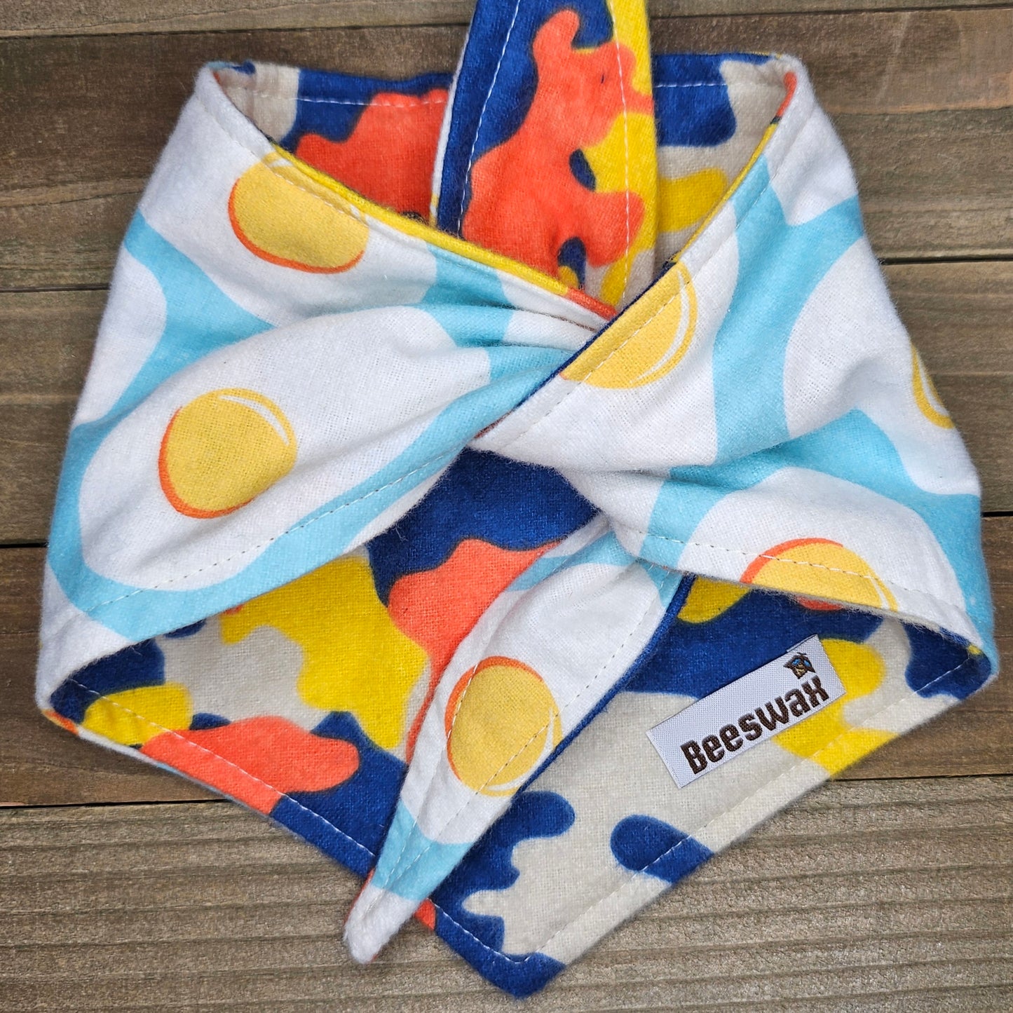 Miami Camo Sunny Side Up Double Flannel Pet Bandana - Beeswax Bandanas