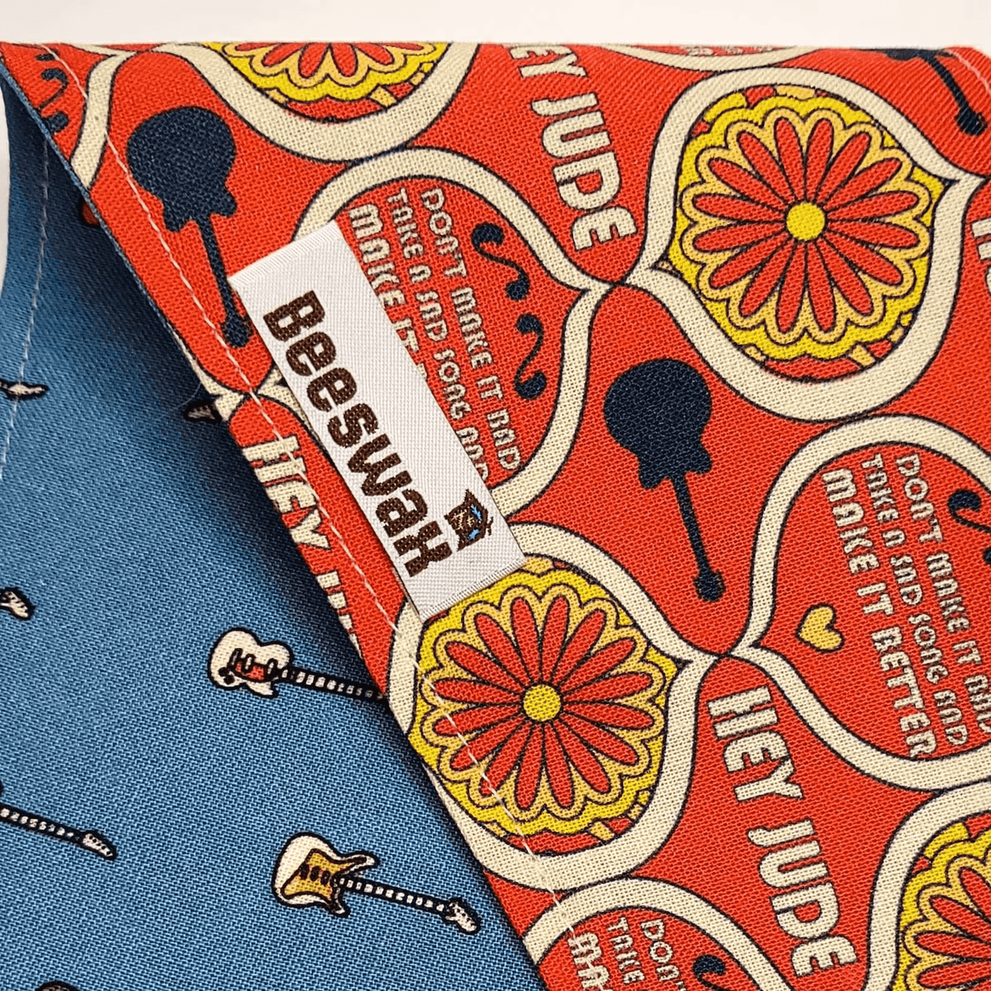 Guitar Solo Hey Jude Pet Bandana - Beeswax Bandanas