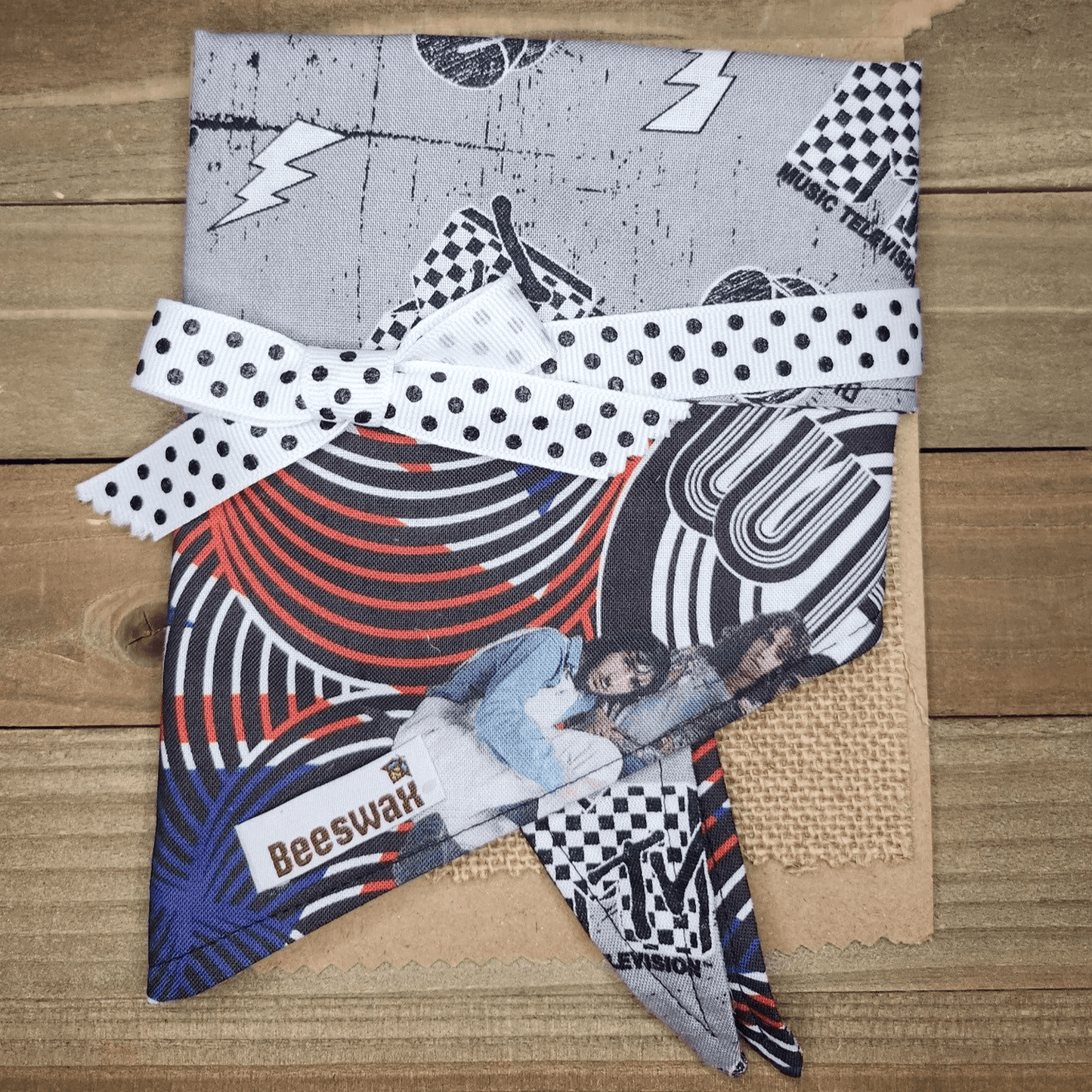 The Who Geometric USA Pet Bandana - Beeswax Bandanas