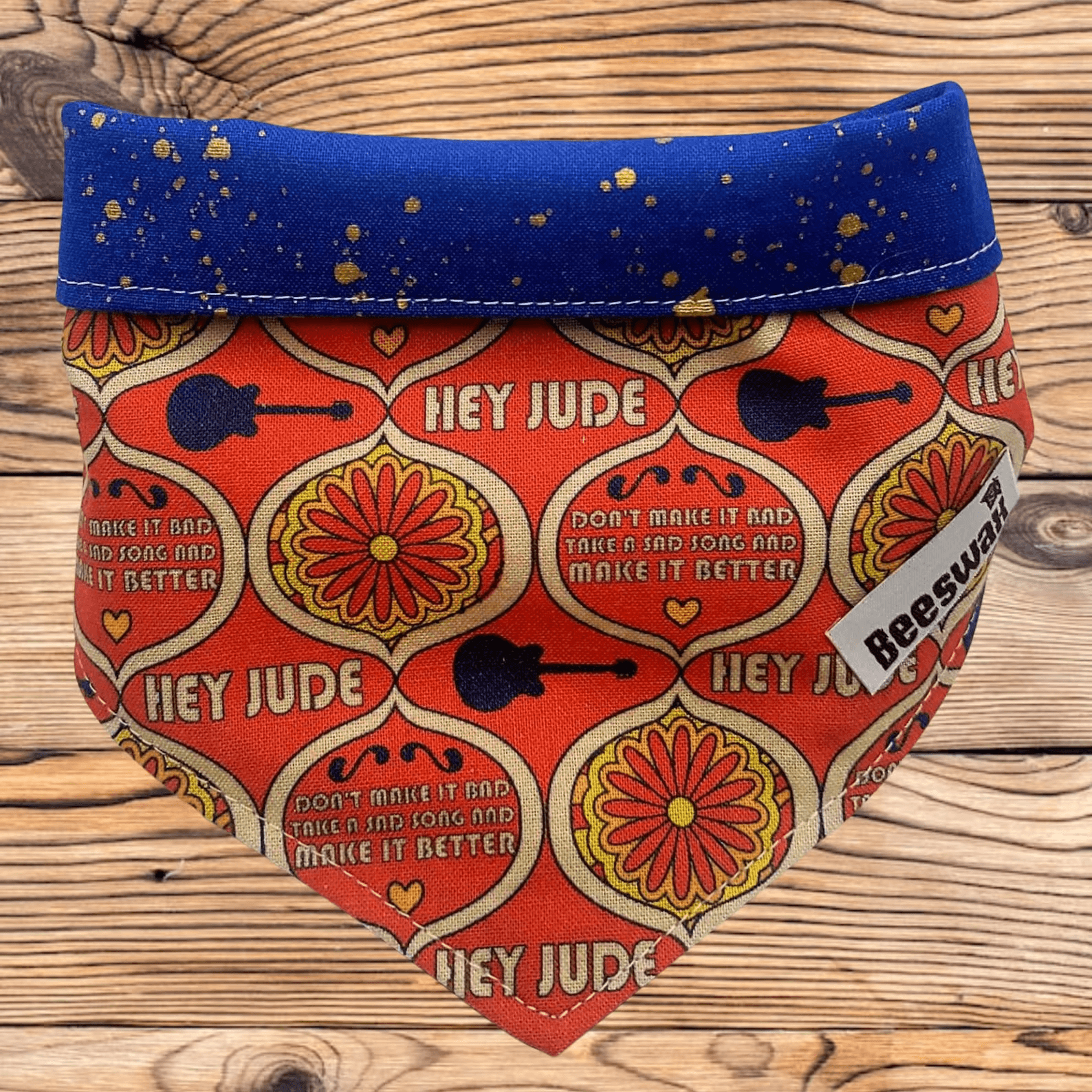 Beatles Hey Jude Pet Bandana - Beeswax Bandanas
