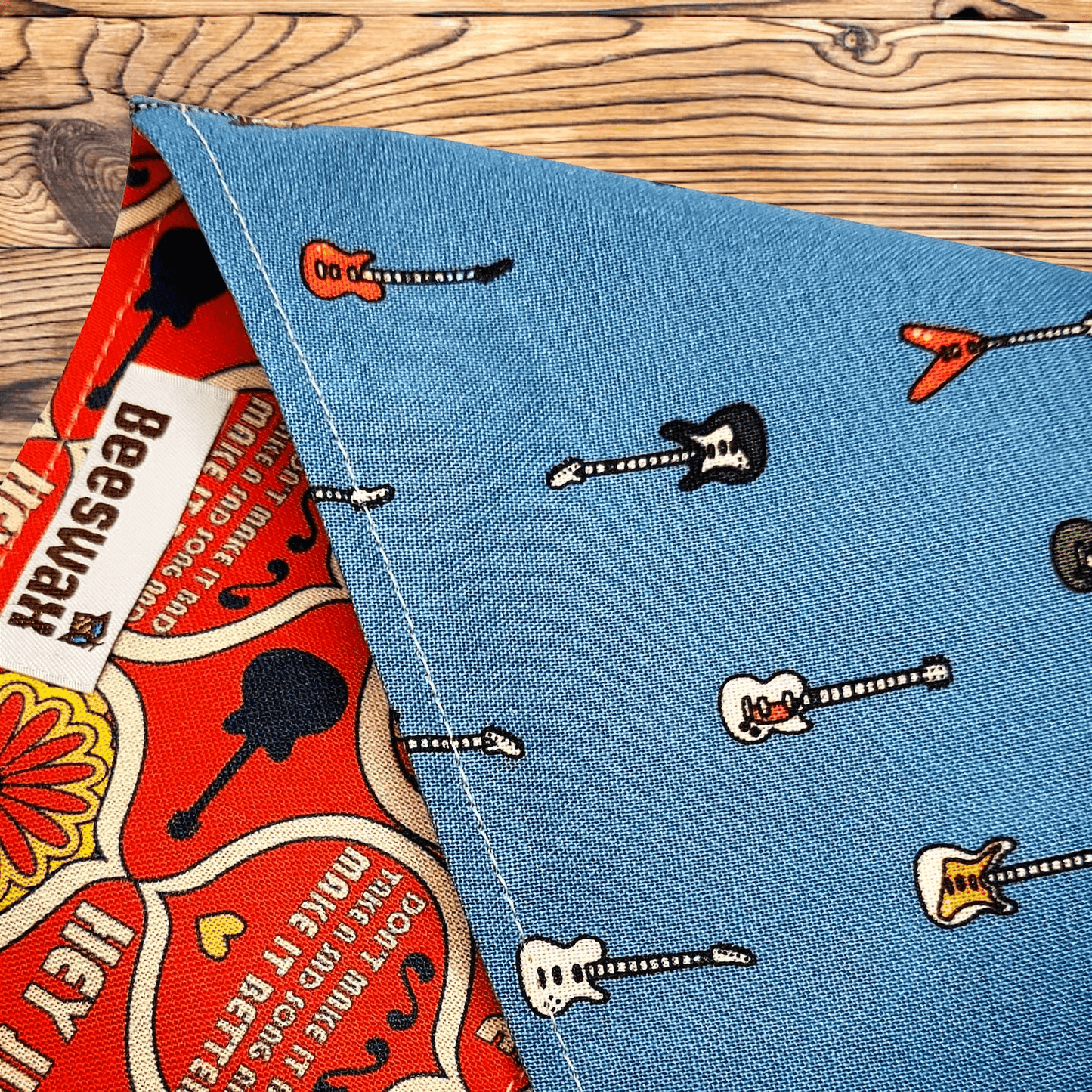 Guitar Solo Hey Jude Pet Bandana - Beeswax Bandanas