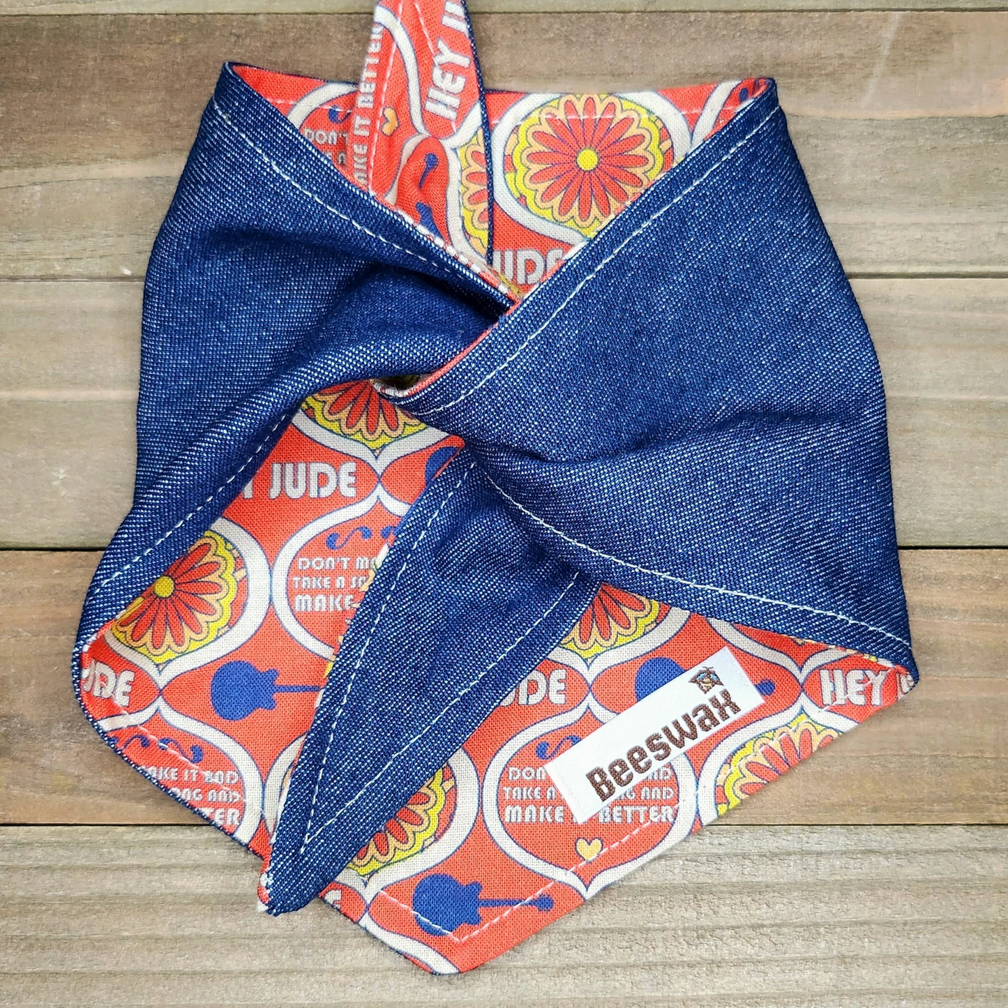 Beatles Hey Jude Pet Bandana - Beeswax Bandanas
