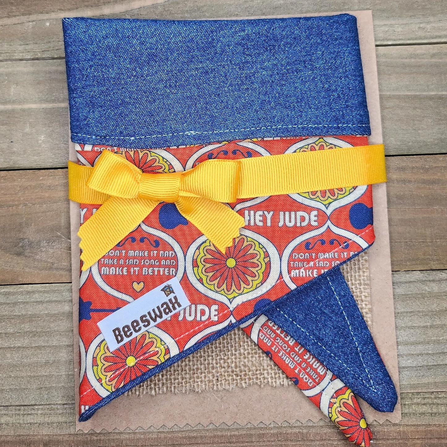 Beatles Hey Jude Pet Bandana - Beeswax Bandanas