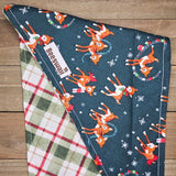 Christmas Reindeer Christmas Plaid Pet Bandana - Beeswax Bandanas 