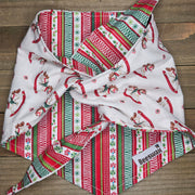 Ribbon Candy Vintage Rocking Horse Pet Bandana - Beeswax Bandanas 