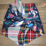 Nutcracker Holiday Plaid Pet Bandana - Beeswax Bandanas 