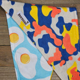 Miami Camo Sunny Side Up Double Flannel Pet Bandana - Beeswax Bandanas 