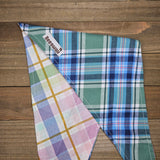 Tommy Plaid Pink Plaid Upcycled Pet Bandana