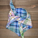 Tommy Plaid Pink Plaid Upcycled Pet Bandana