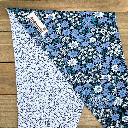 Midnight Bloom Reversible Pet Bandana Handmade