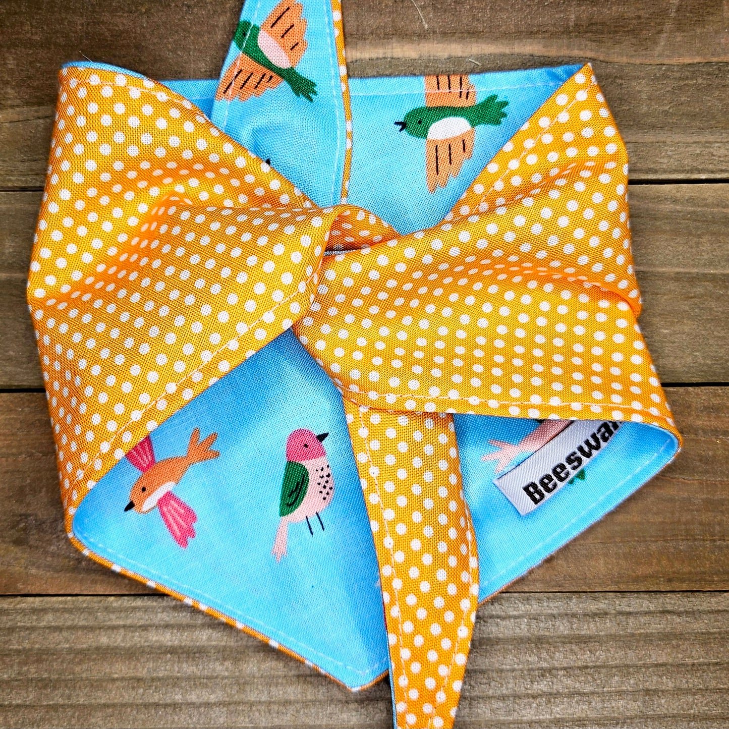 Flock of Joy | Reversible Handmade Pet Bandana