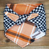 Butterscotch Plaid Pet Bandana - Beeswax Bandanas 