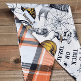 Alexander Henry Butterscotch Plaid Pet Bandana - Beeswax Bandanas 