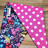 Night Garden Pink Dot Pet Bandana - Beeswax Bandanas 