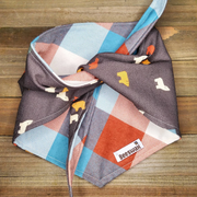 Big Plaid Hunters Pet Bandana - Beeswax Bandanas 