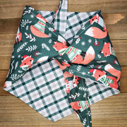 Christmas Fox Pet Bandana - Beeswax Bandanas 