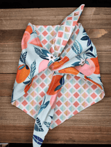 Peaches and Oranges Pet Bandana - Beeswax Bandanas 