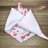 Sweetheart Pink Plaid Pet Bandana - Beeswax Bandanas 