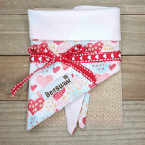 Sweetheart Pink Plaid Pet Bandana - Beeswax Bandanas 