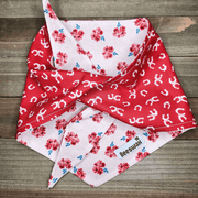 Wildflower Horseshoes Pet Bandana - Beeswax Bandanas 