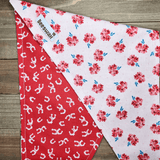 Wildflower Horseshoes Pet Bandana - Beeswax Bandanas 