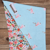 Flamingos and Flowers Pet Bandana - Beeswax Bandanas 