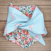 Flamingos and Flowers Pet Bandana - Beeswax Bandanas 